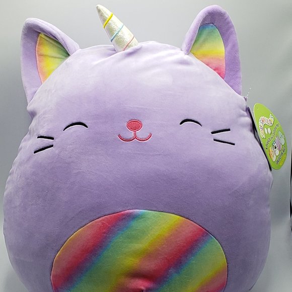 Kellytoy | Other | Squishmallow Cienna Rainbow Cat Large Size Plush ...